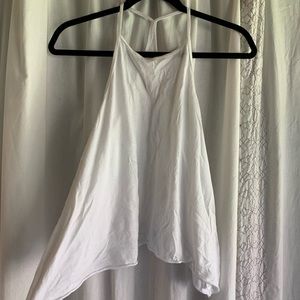 White Hollister Racerback Tank Top